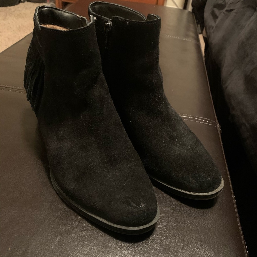 Black Suede Booties